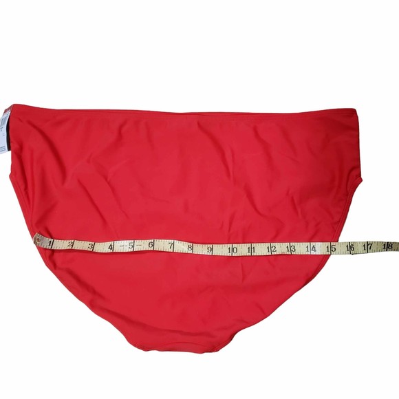 Basic Editions size 16 Red Bikini Bottoms NWT - Picture 3 of 8